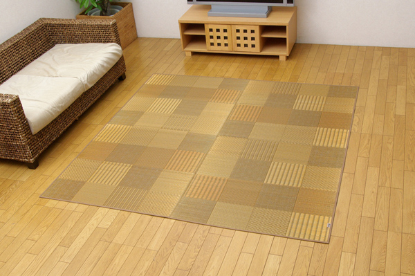 イケヒコ・コーポレーション(IKEHIKO) 純国産 袋織 い草ラグカーペット