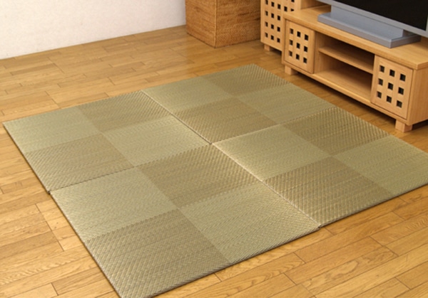 純国産ユニット畳　「シンプルノア」　82×82×1.7㎝　9枚セット