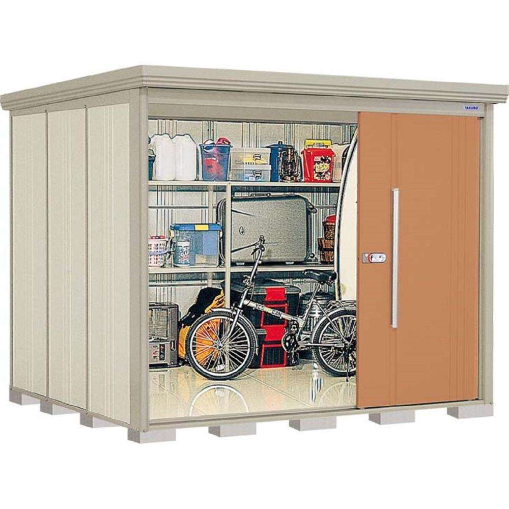 タクボ物置 Mr.ストックマン 多雪標準屋根 ND-S2522T トロピカルオレンジ