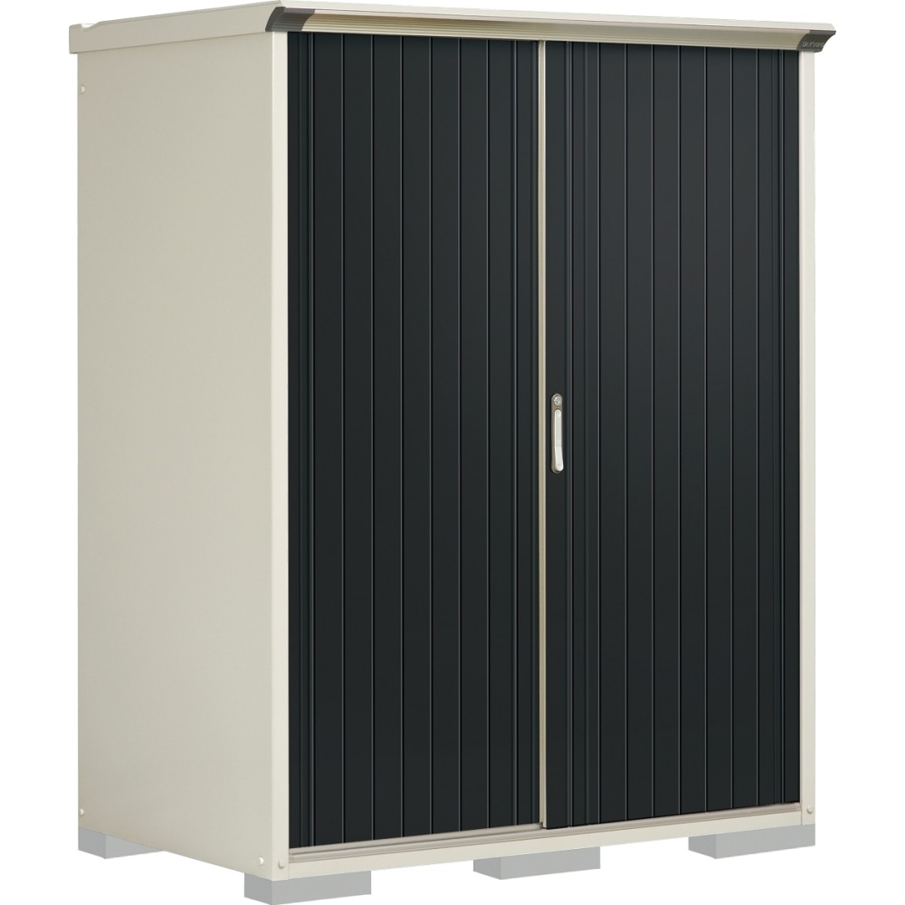 タクボ物置ペインタ　全面棚タイプ　本体色ムーンホワイト　P-159AFE1　SDメタル