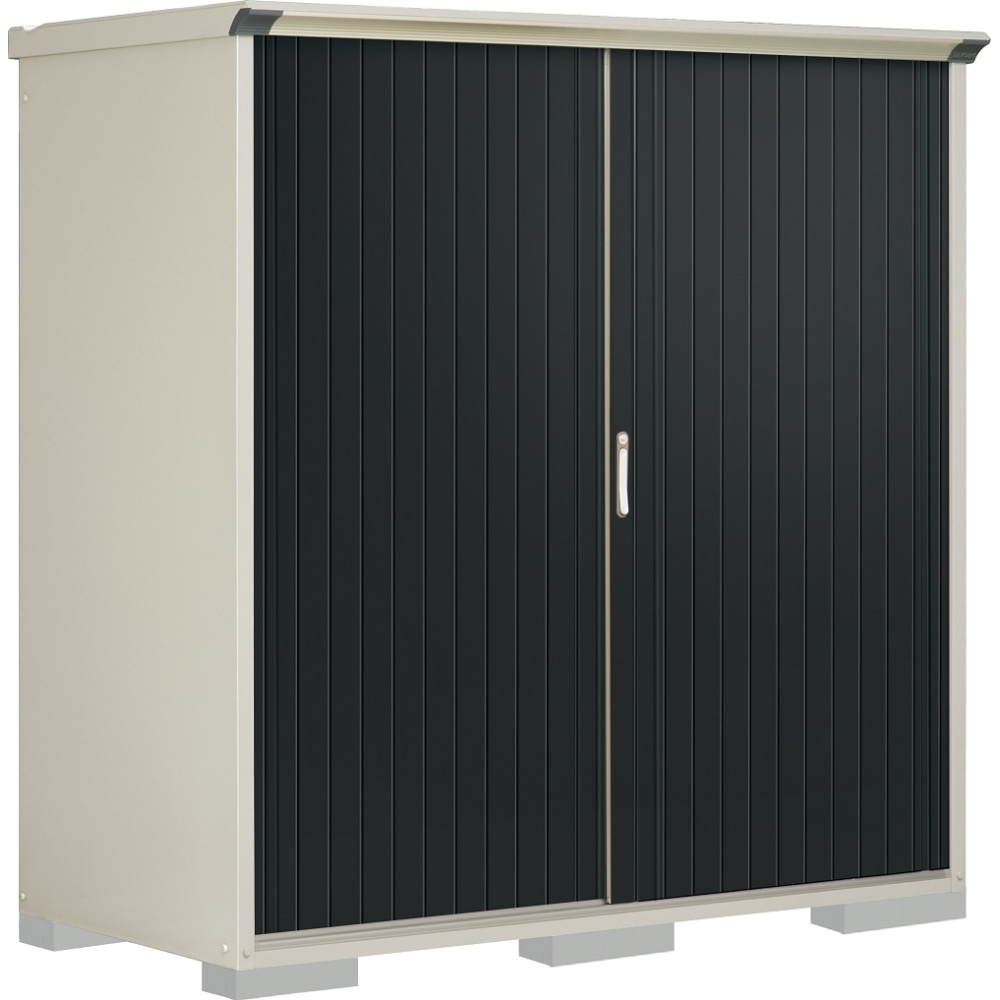 タクボ物置ペインタ　全面棚タイプ　本体色ムーンホワイト　P-199AFE1　SDメタル