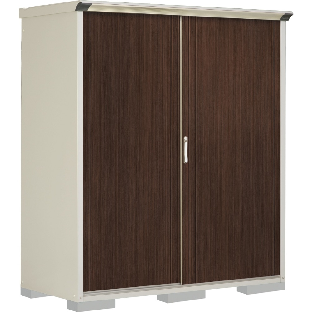 タクボ物置ペインタ　全面棚タイプ　本体色ムーンホワイト　P-177AFE6　WTブラックチェリー