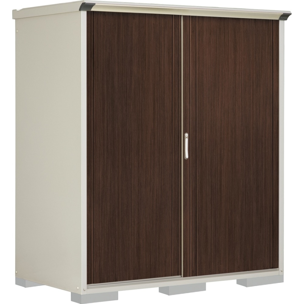 タクボ物置ペインタ　全面棚タイプ　本体色ムーンホワイト　P-179AFE6　WTブラックチェリー