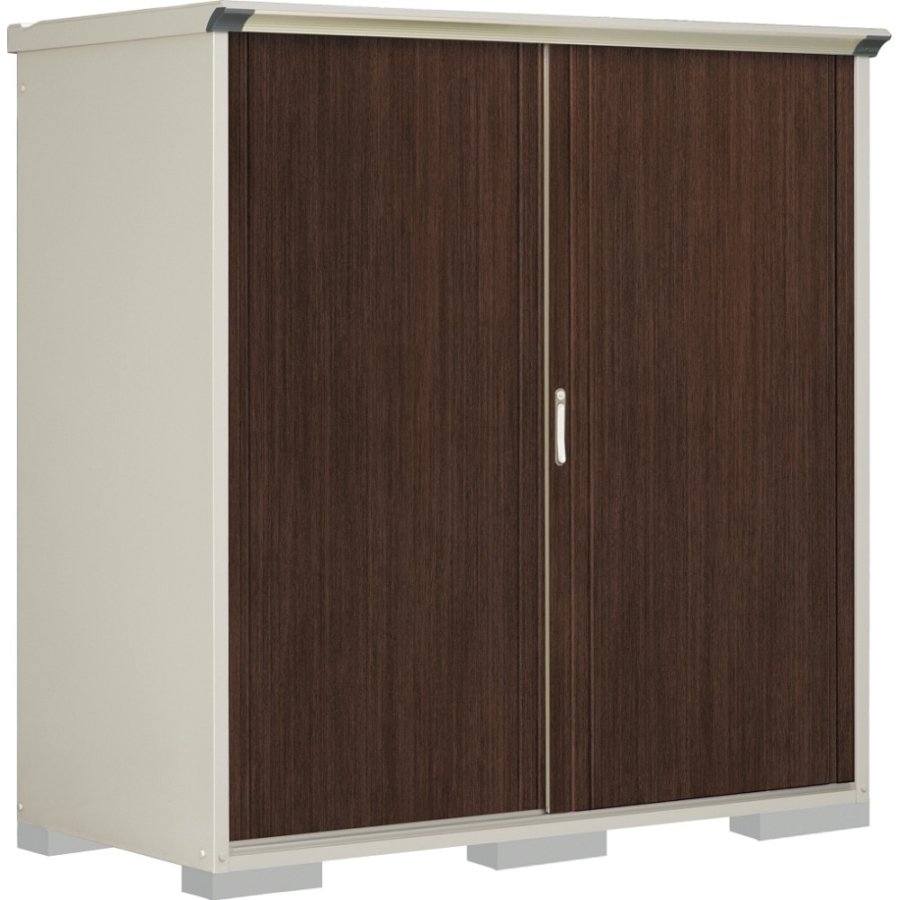 タクボ物置ペインタ　全面棚タイプ　本体色ムーンホワイト　P-199AFE6　WTブラックチェリー