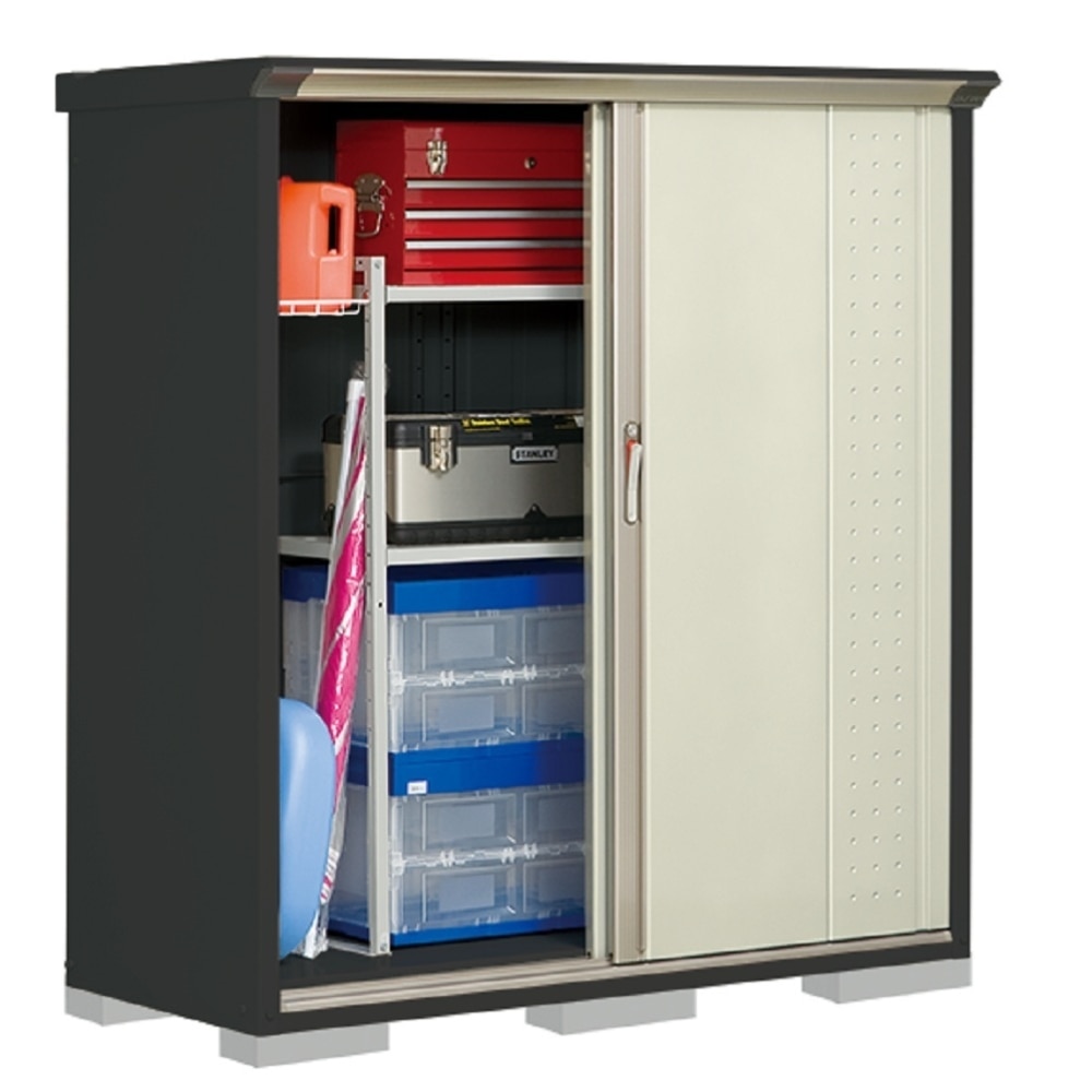 タクボ物置　グランプレステージ　ジャンプ　たて置き棚　GPY-157CTMW