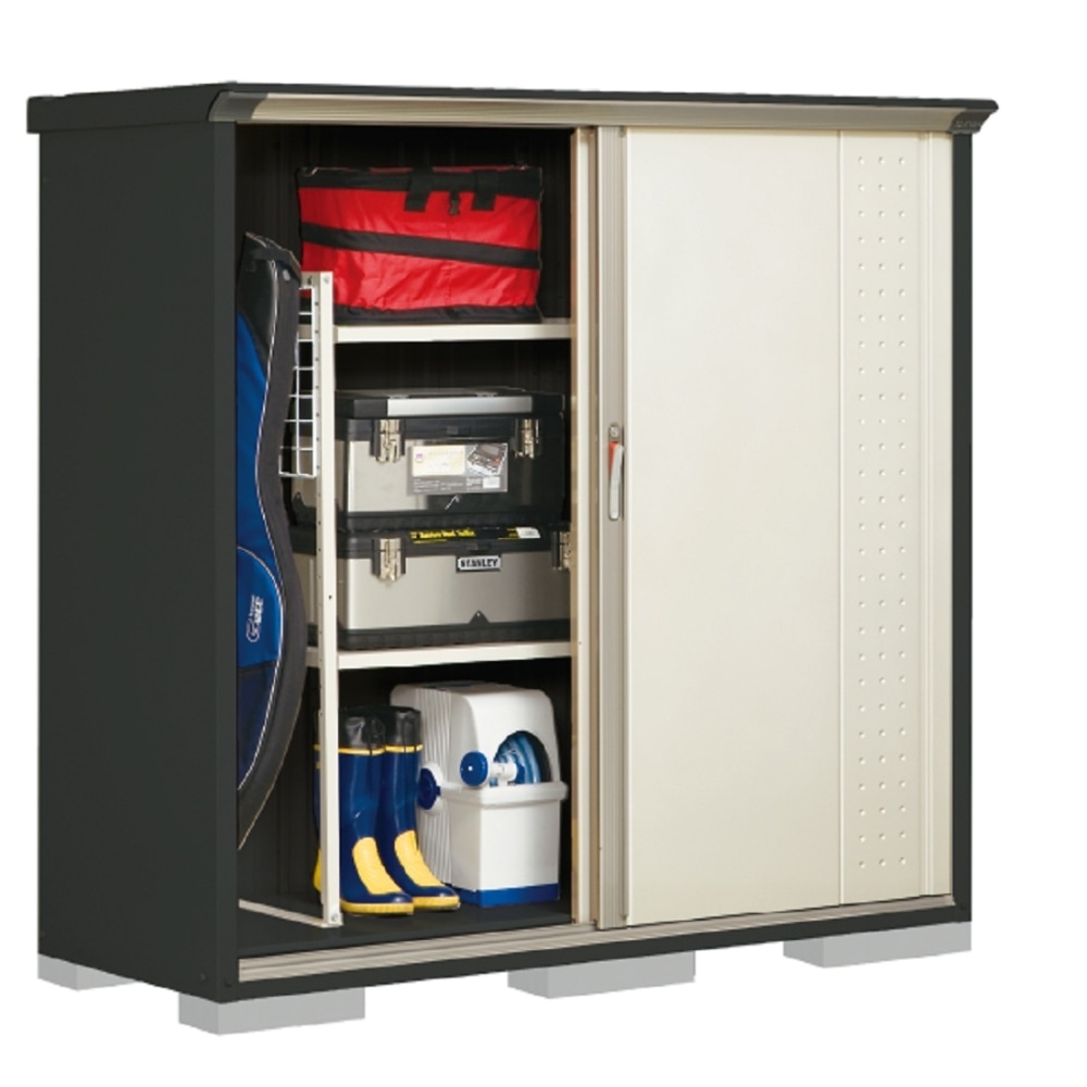 タクボ物置　グランプレステージ　ジャンプ　たて置き棚　GPY-176BTMW