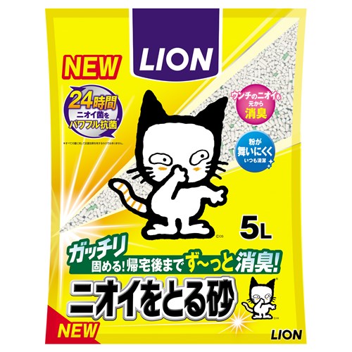 ペットキレイ ニオイをとる砂 5L 製品画像