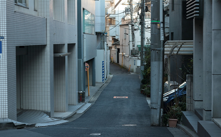 狭い道が多く小回りの良さが必要