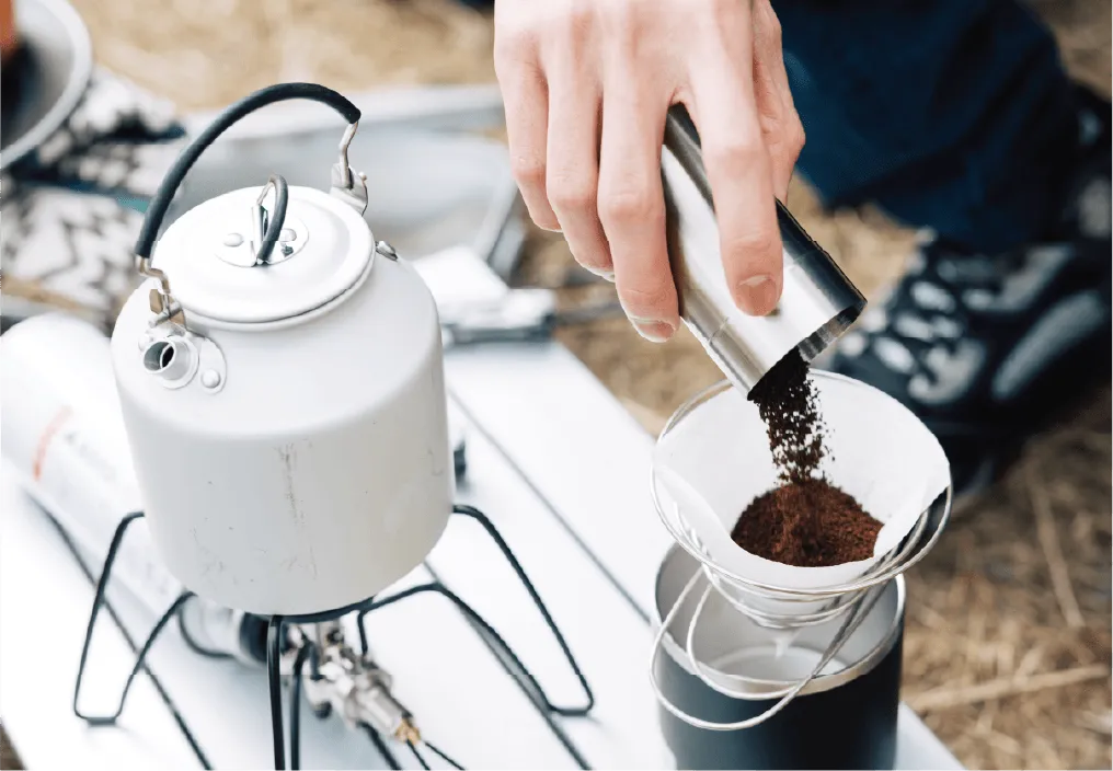 コーヒーを淹れる