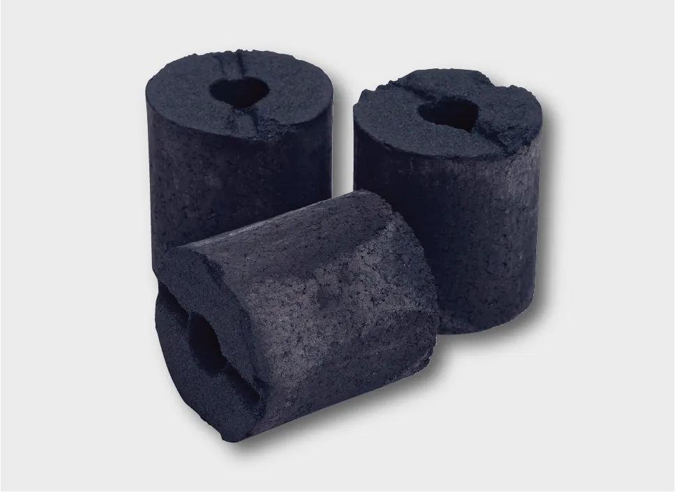 着火加工成形炭