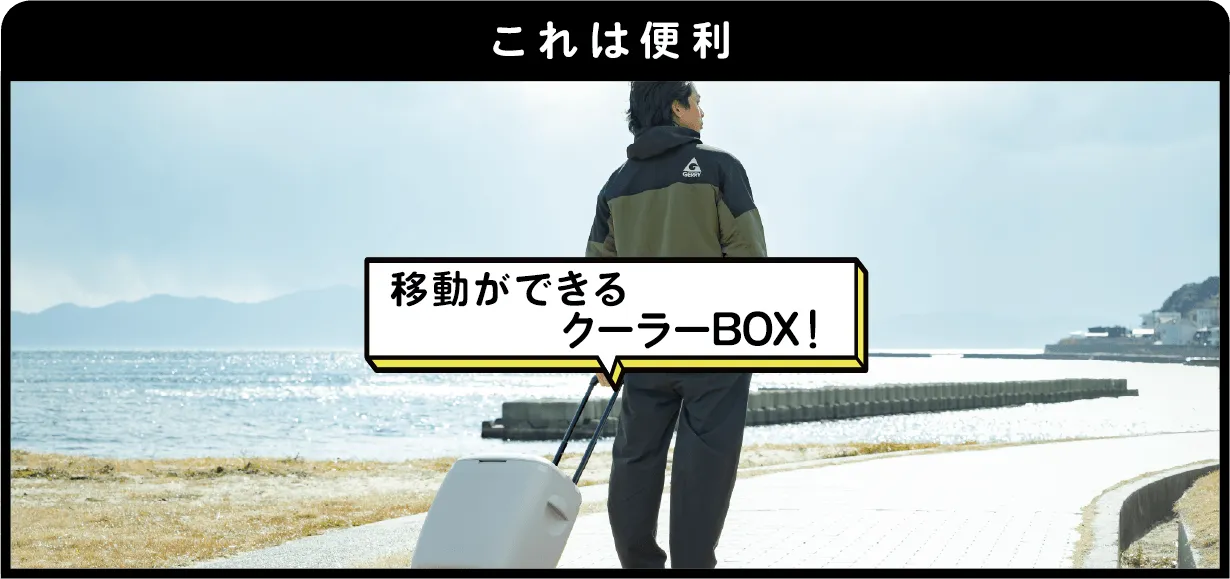 持ち運びができる