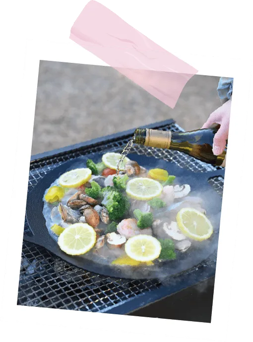 白ワインを入れる