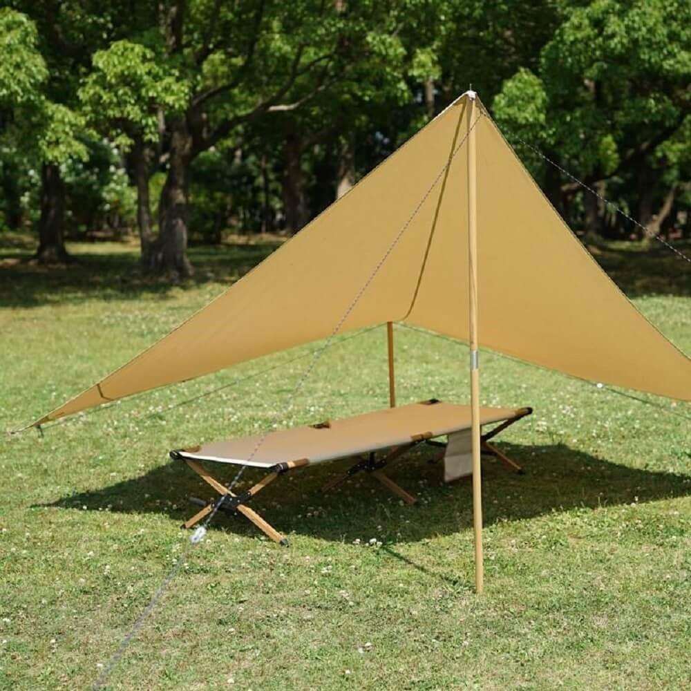 トラピゾイドタープ　ポリコットン