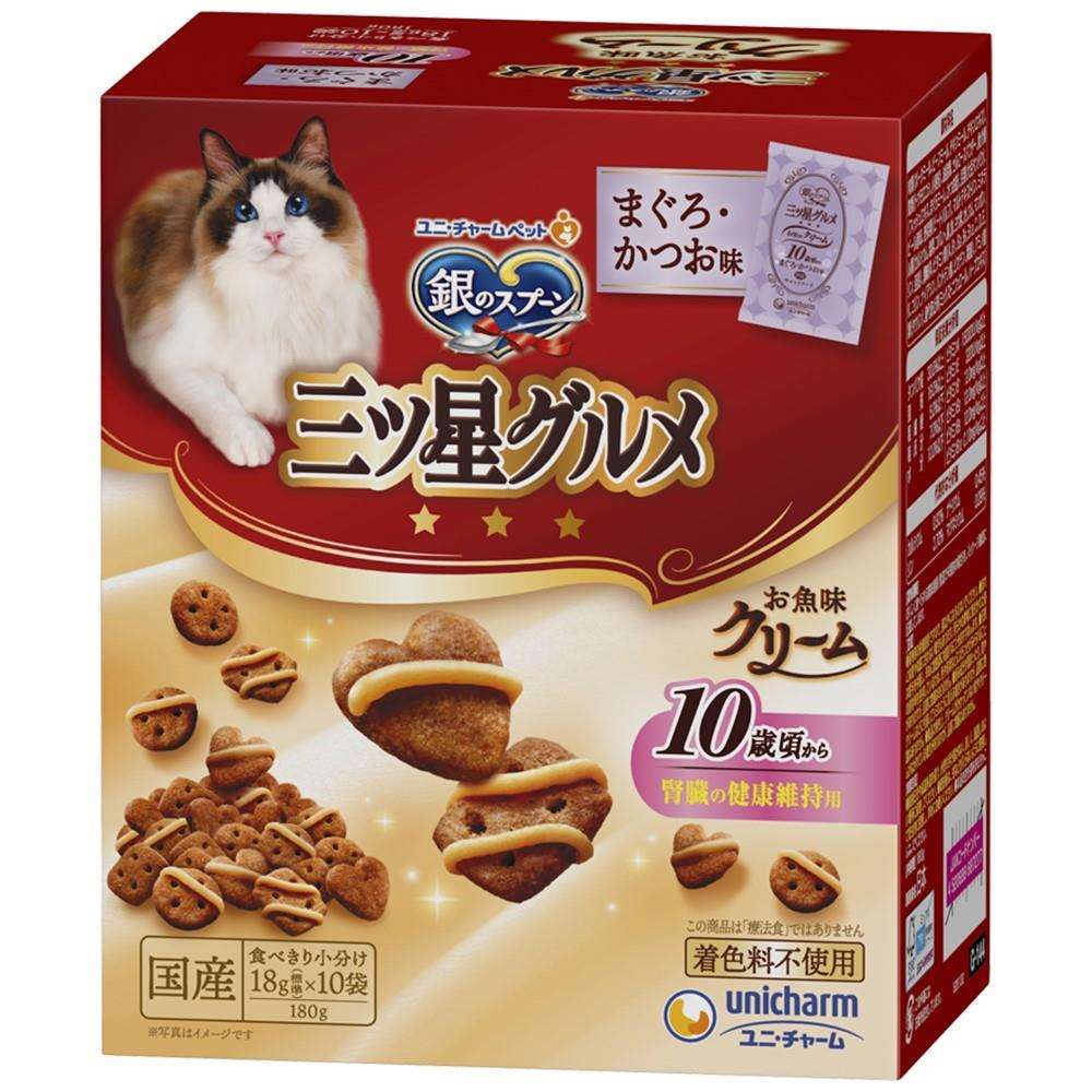 ユニ・チャーム　銀のスプーン　三ツ星グルメ　お魚味クリーム　１０歳　１８０ｇ １０歳　１８０ｇ