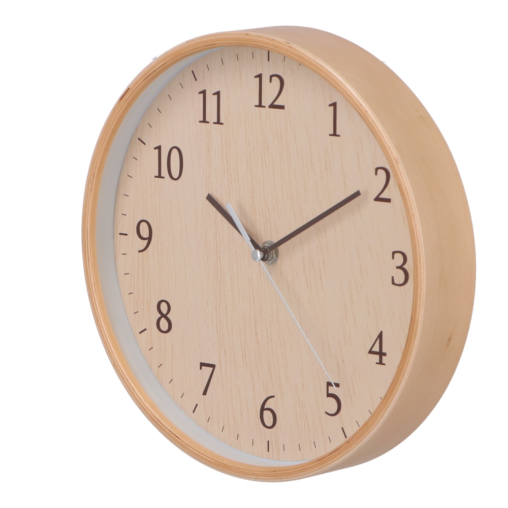 LIFELEX　木枠掛時計　ＦＸ－５８４５Ｗ１（８３０） ナチュラルブラウン