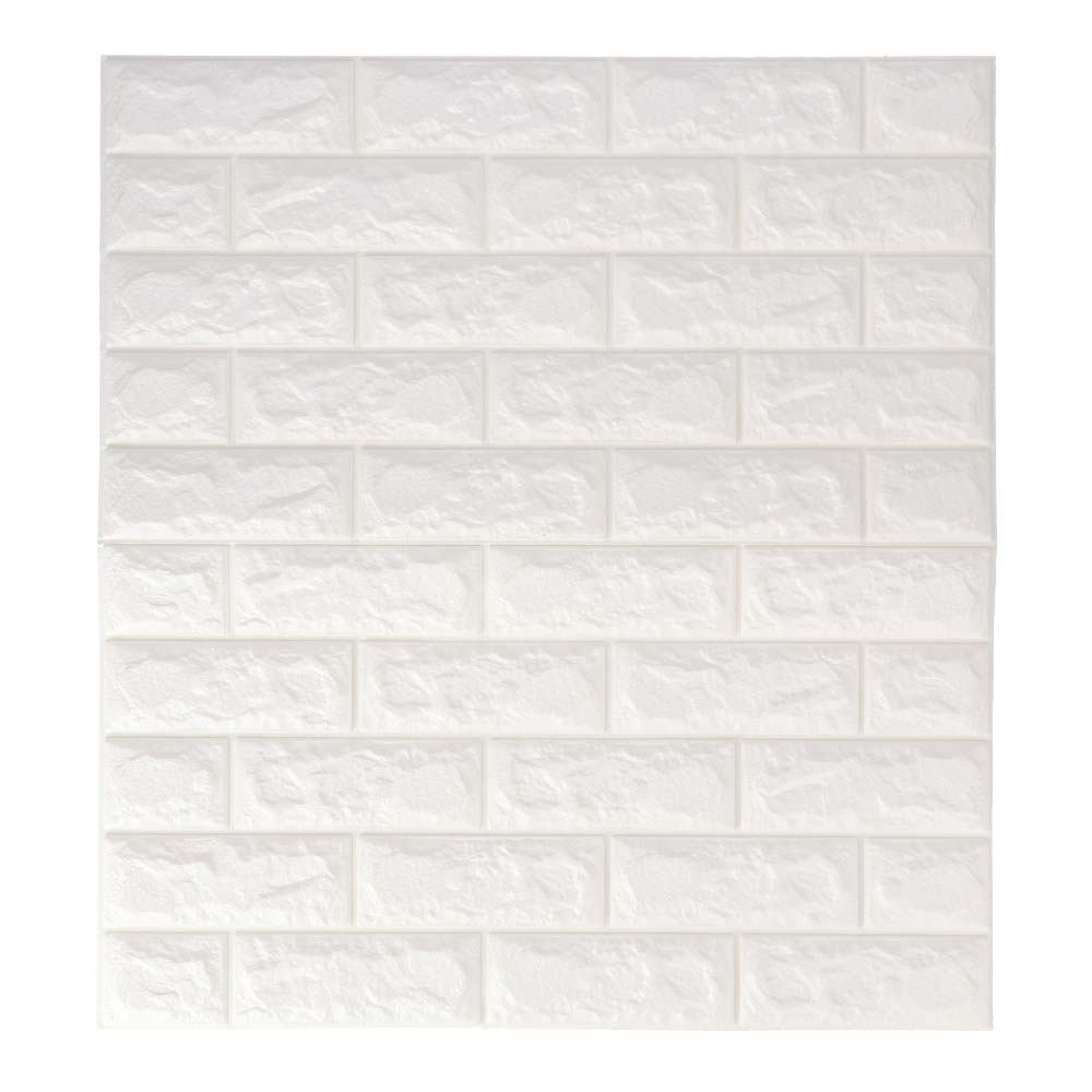 LIFELEX 壁デコパネルレンガ調 約７７×７１ｃｍ ホワイト(ホワイト): インテリア・家具・収納用品|ホームセンターコーナンの通販サイト