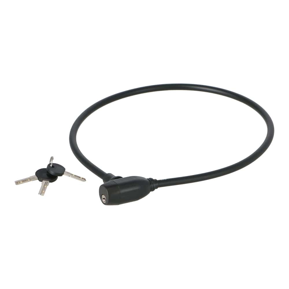 SOUTHERNPORT　ワイヤーロックディンプルキー１０ｍｍ×９０ｃｍブラック　ＳＰ２３－２５９８ １０ｍｍ×９０ｃｍ