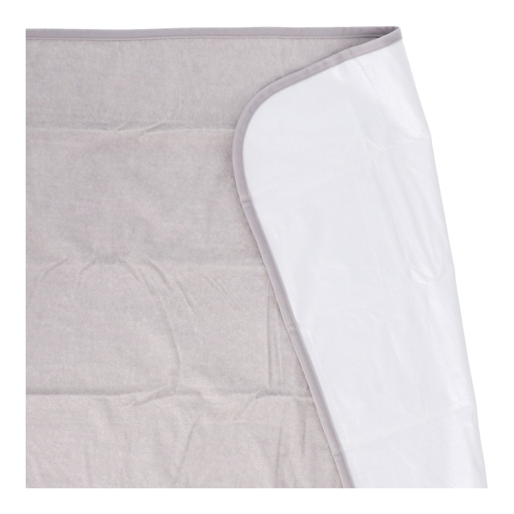 LIFELEX　しっかり巻きこめるコットンロング防水シーツ　腰部分ロング　100×170　モカ