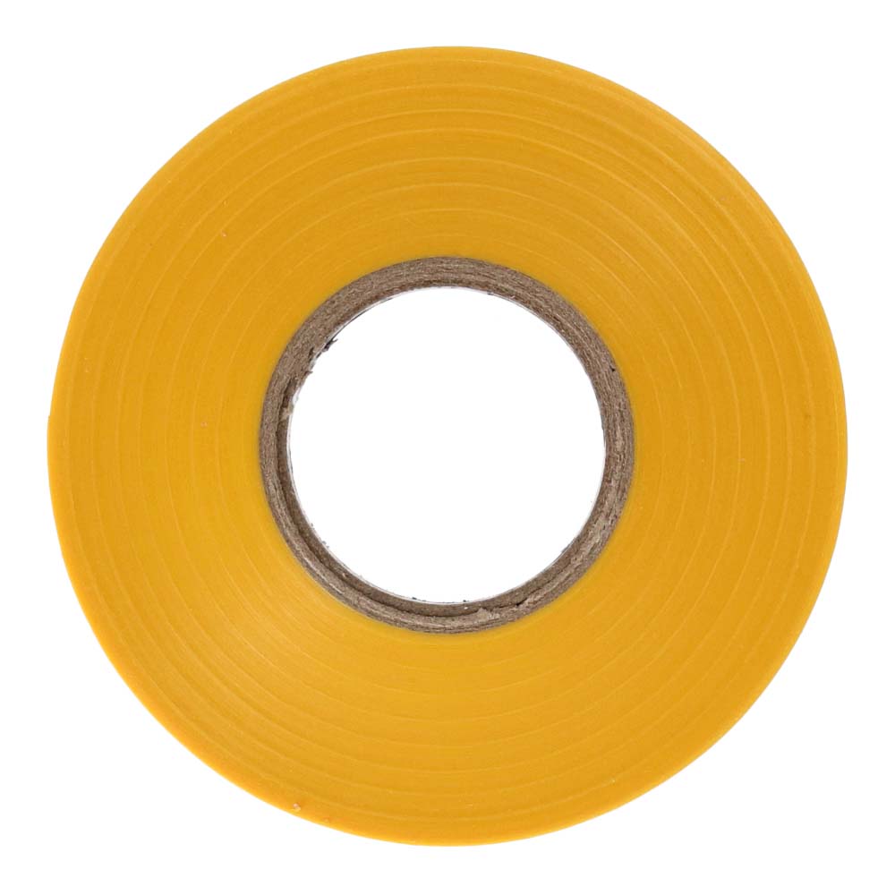 PROACT 絶縁テープ　黄　約幅１９ｍｍ×２０ｍ 黄