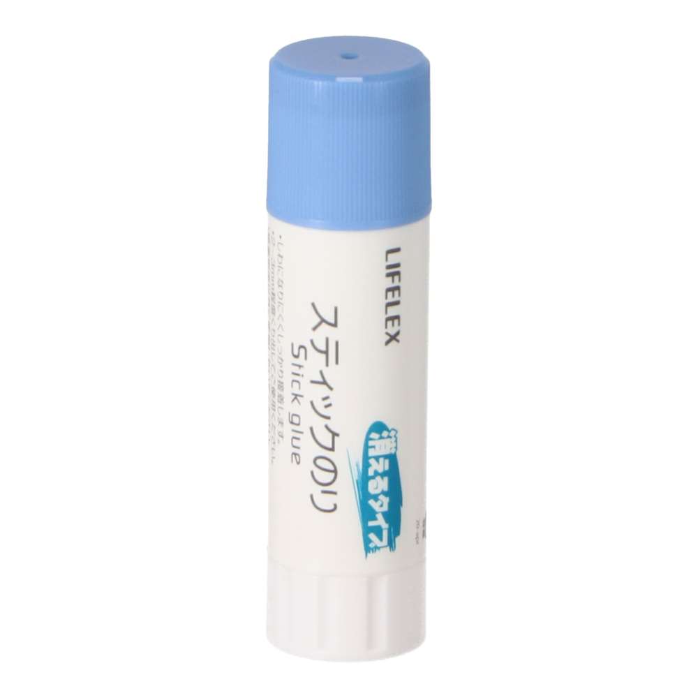 LIFELEX　スティックのり　消えるタイプ　２１ｇ　１０Ｐ 21g 10P