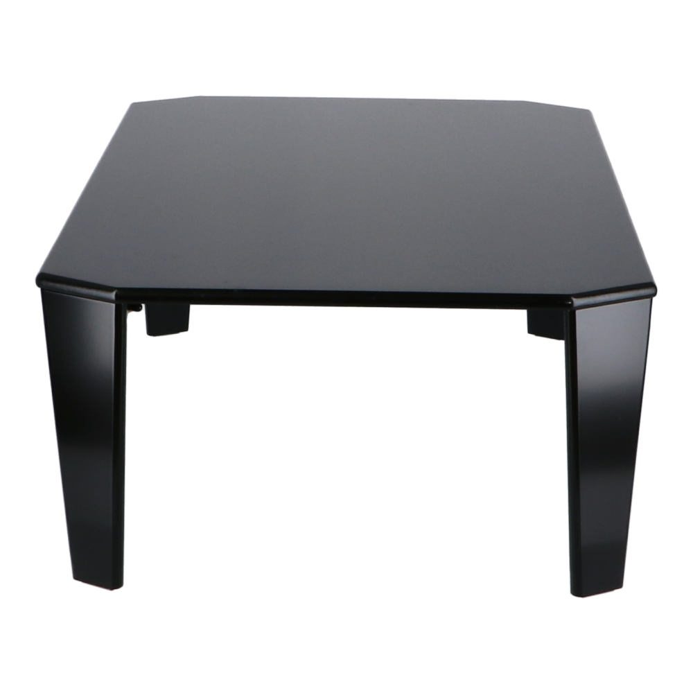LIFELEX 八角折り畳みテーブル　ブラック　９０６０ 幅90cmブラック