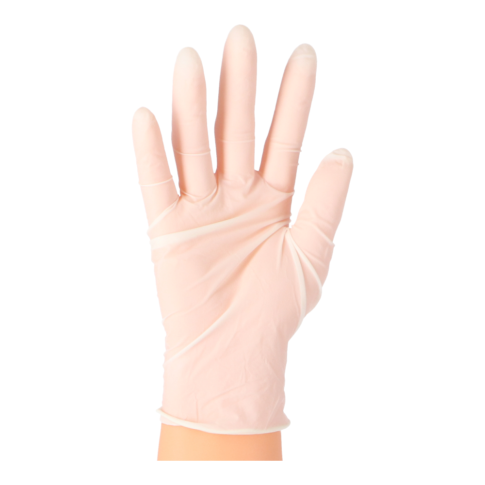 LIFELEX 天然ゴム手袋　Ｍ　１００Ｐ　ＫＨＫ０５－４９３４ Ｍサイズ