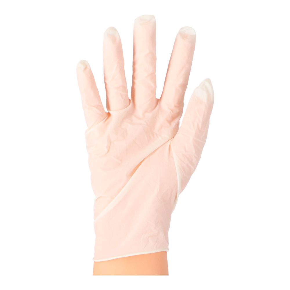LIFELEX 天然ゴム手袋　Ｌ　１００Ｐ　ＫＨＫ０５－４９４１ Ｌサイズ