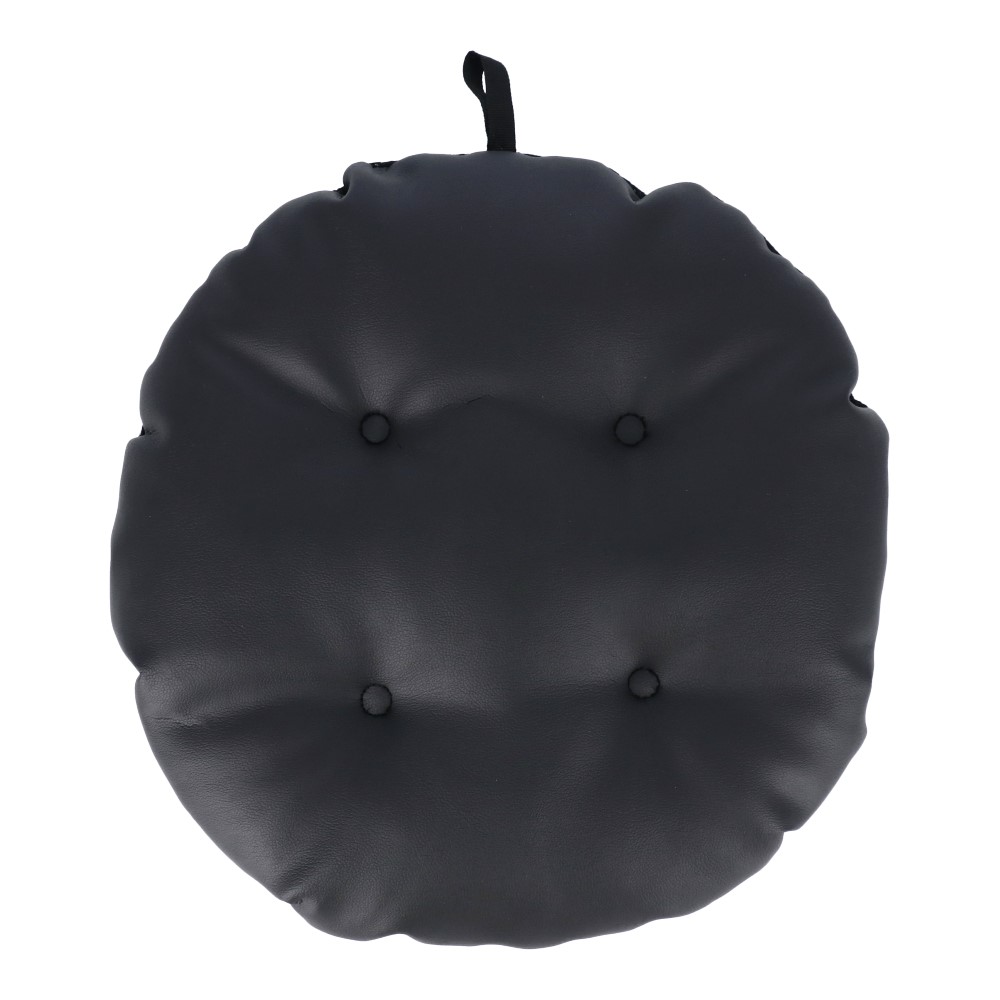 LIFELEX 丸椅子用カバーレザー調　３２ｃｍ用　ブラック