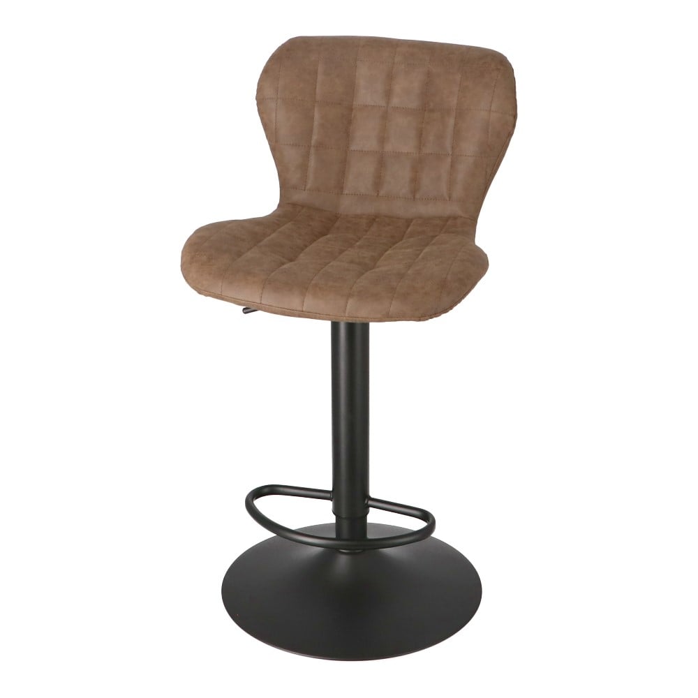 LIFELEX　背もたれ付き昇降カウンターチェア　ブラウン　ＣＧ－２１