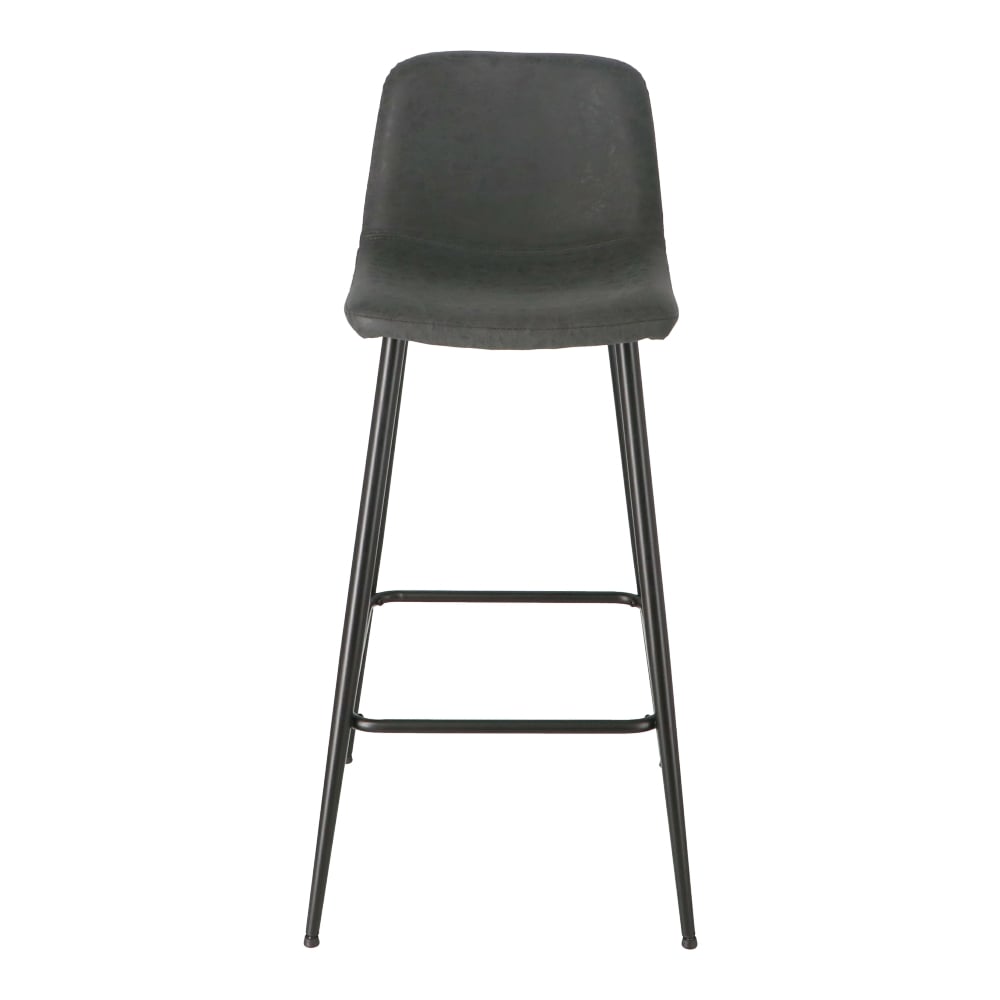 LIFELEX　背もたれ付き４本脚カウンターチェア　ブラック　ＣＧ－２３