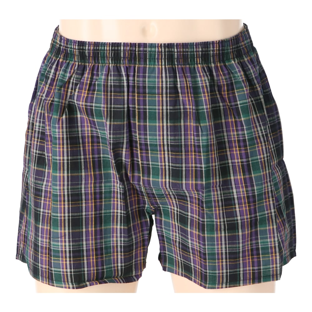 LIFELEX　トランクス　４Ｐ　マドラスチェックセット　ＬＬ マドラスチェックセット　ＬＬ