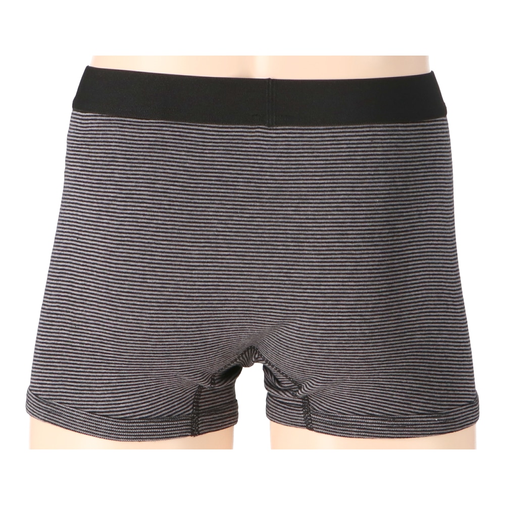 LIFELEX　ボクサーブリーフ１Ｐ　グレーボーダー　Ｌ グレーボーダー L 1P