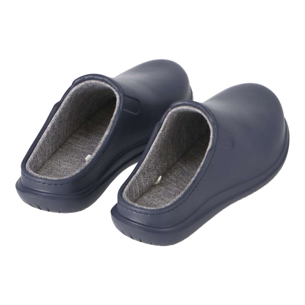 LIFELEX　裏地付きスリッポンサンダル　ネイビー　Ｍ（２５．０－２５．５ｃｍ） ネイビー M