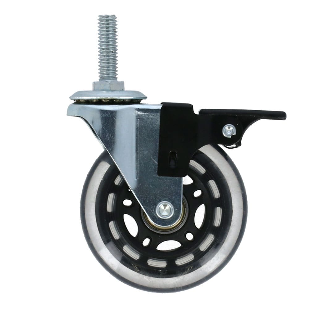 LIFELEX 25Φシステムラック 高荷重キャスター2P 25-CSHW クリア　×６セット 径25mm用 高荷重キャスター2P ×6セット