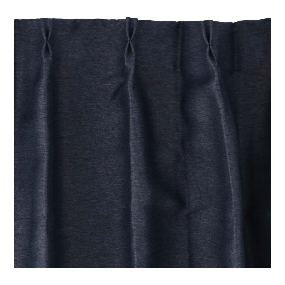 LIFELEX　防炎＋遮光カーテン　グレウス100×178cm　ブラック 丈178cm