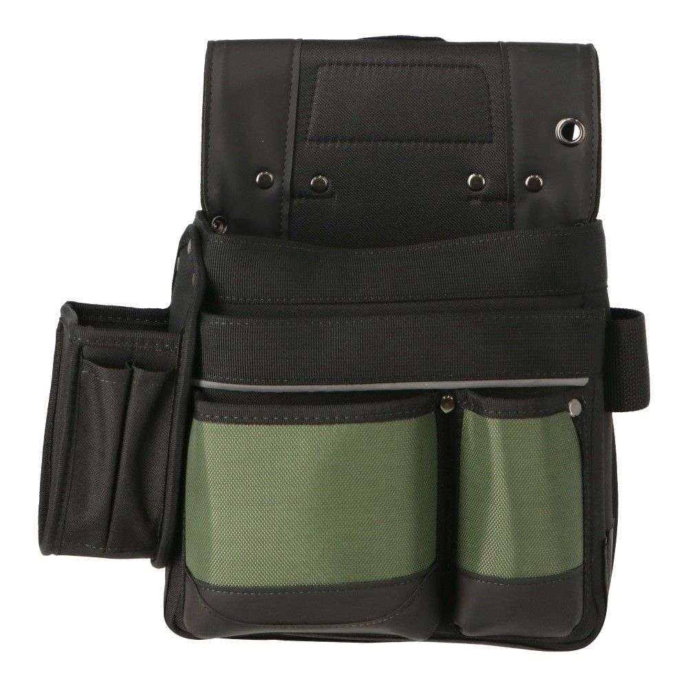 PROACT　釘袋２段　ＫＯＣ－２７７８　オリーブ