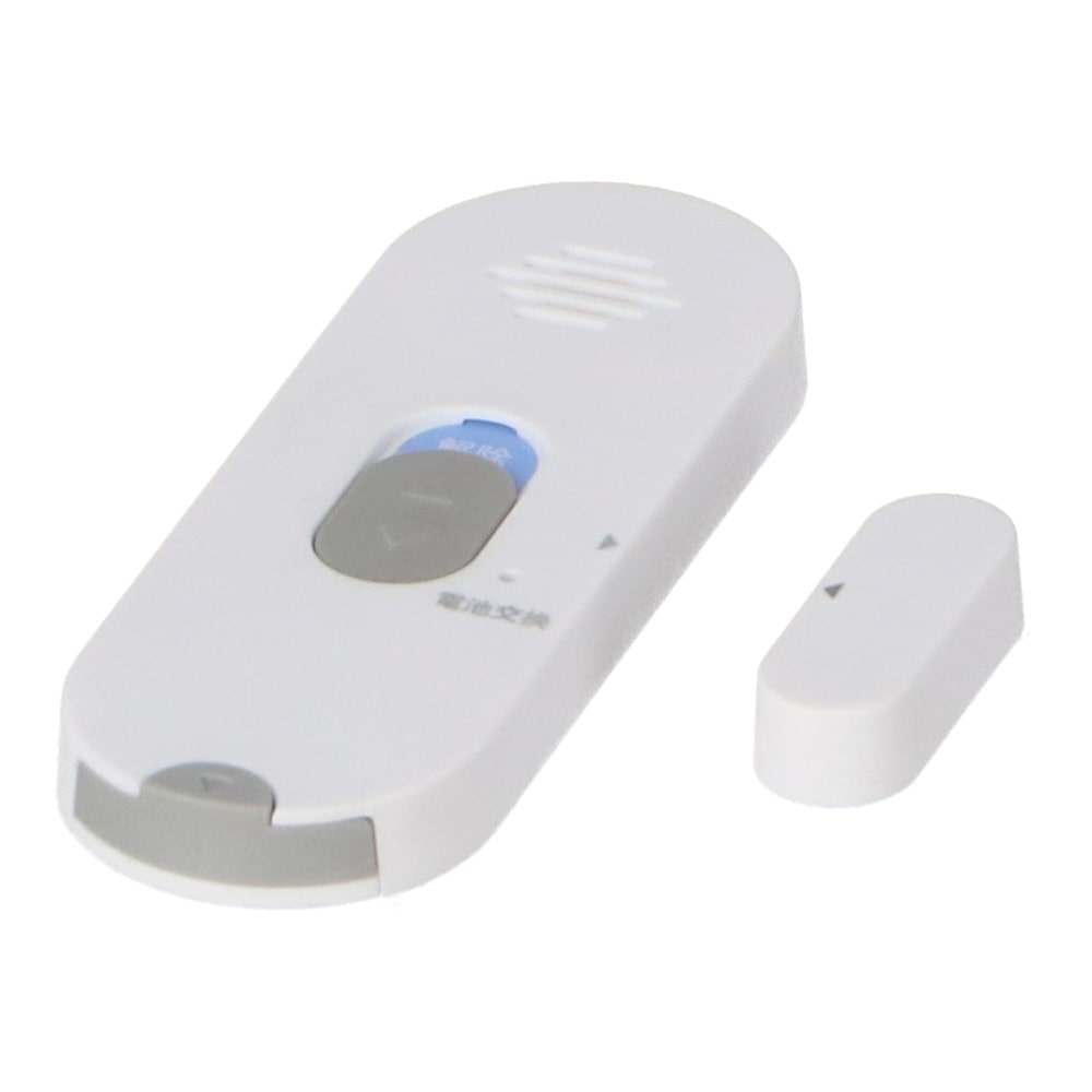 PortTech 衝撃・開放検知式 薄型防犯アラーム 2P D379ー2P ミルキー 2P