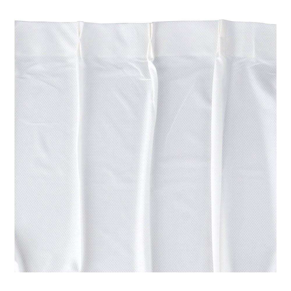 LIFELEX　防炎＋遮像＋遮熱・保温レースカーテン　トレリス　2枚組　100×108　ホワイト 丈108cm