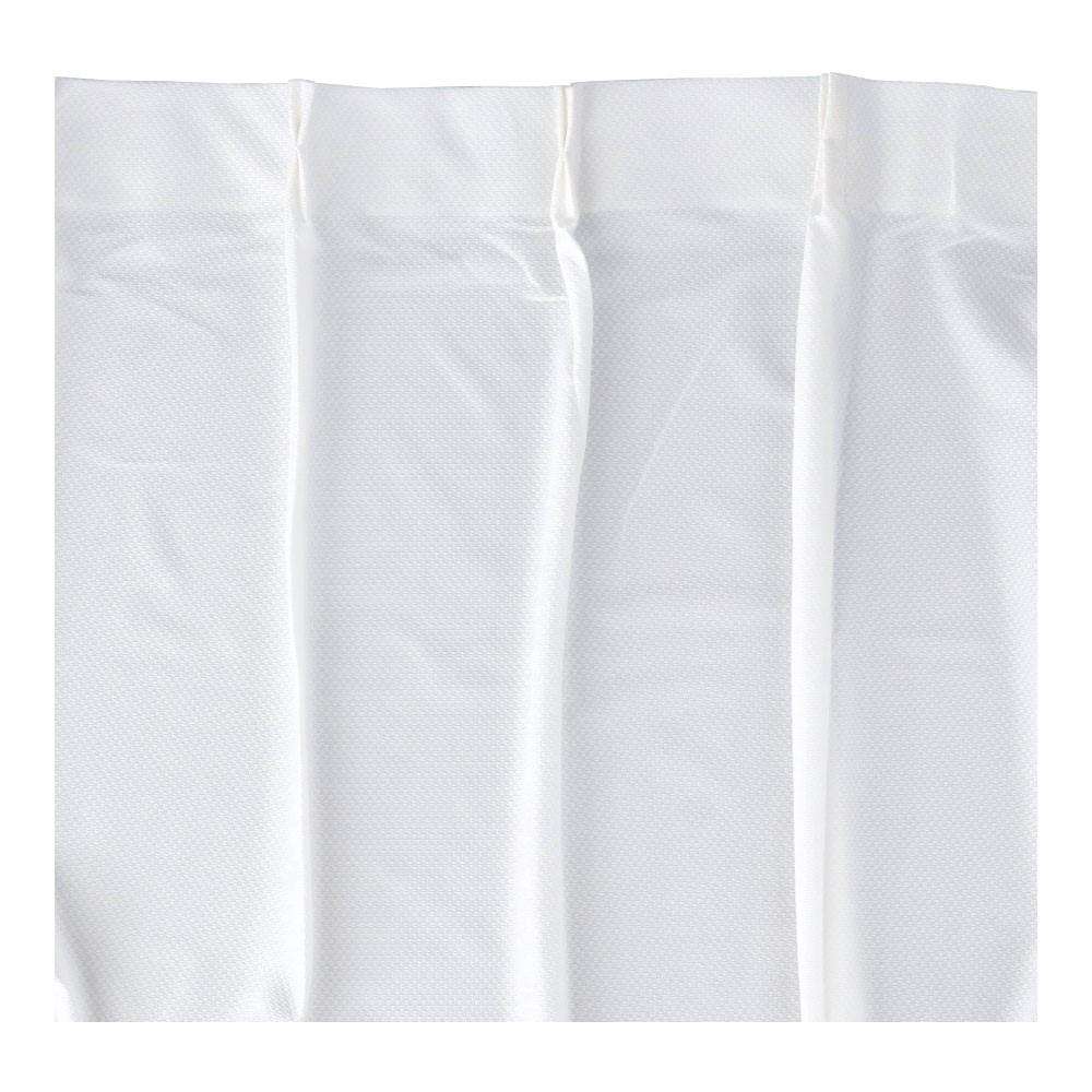 LIFELEX　防炎＋遮像＋遮熱・保温レースカーテン　トレリス　２枚組　１００×１７６　ホワイト 幅100×丈176ｃｍ