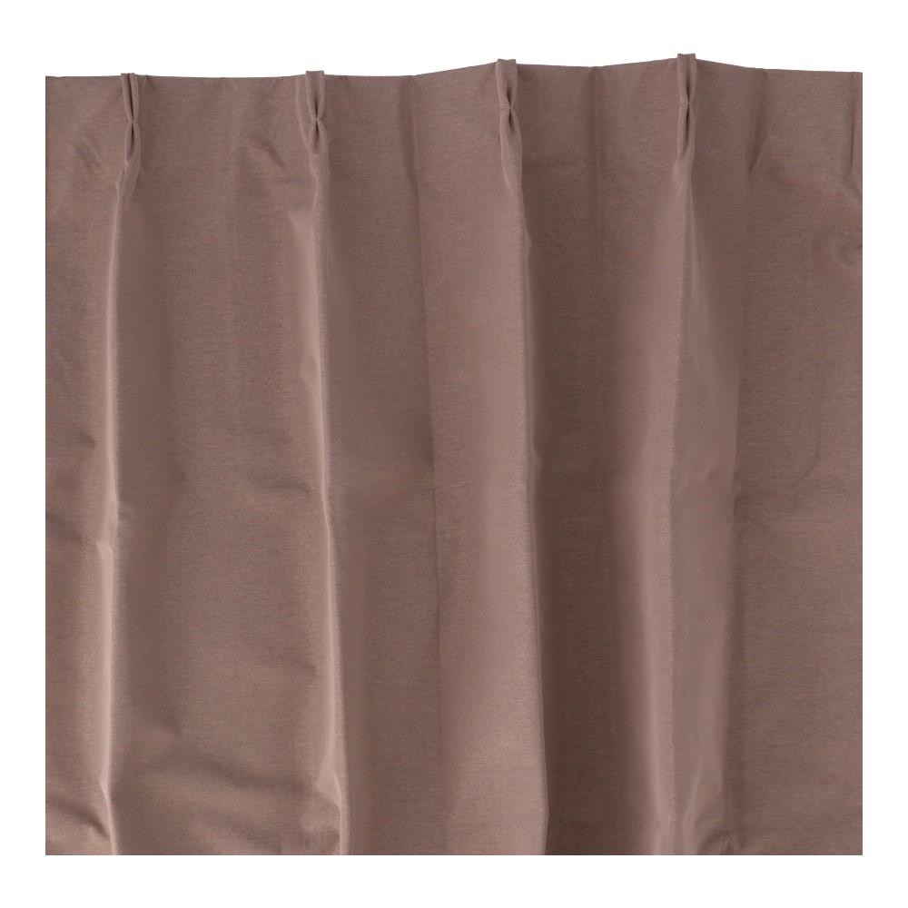 LIFELEX　遮音＋遮光＋遮熱・保温カーテン　ブレゾ　２枚組（タッセル付き）　１００×１３５　モカ 幅100×丈135ｃｍ