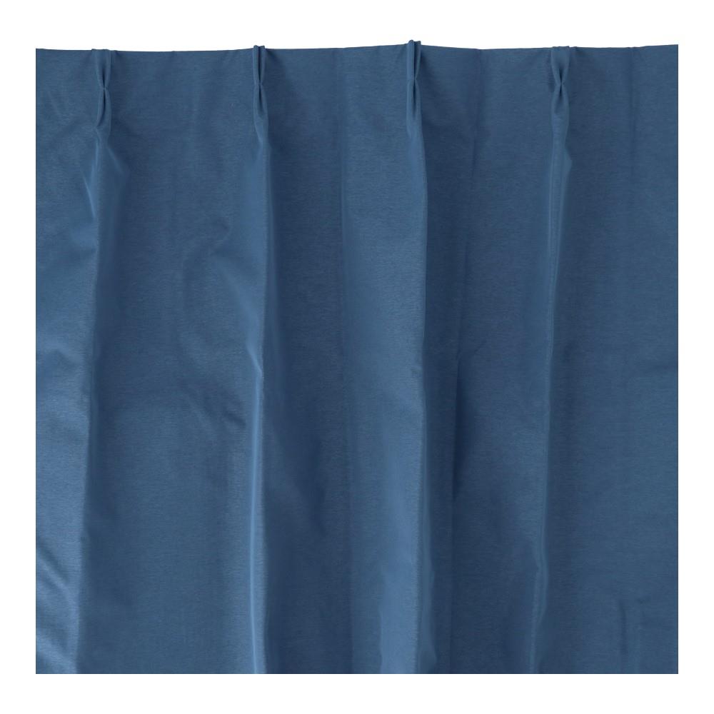 LIFELEX　遮音＋遮光＋遮熱・保温カーテン　ブレゾ　２枚組（タッセル付き）　１００×１１０　ネイビー 幅100×丈110ｃｍ
