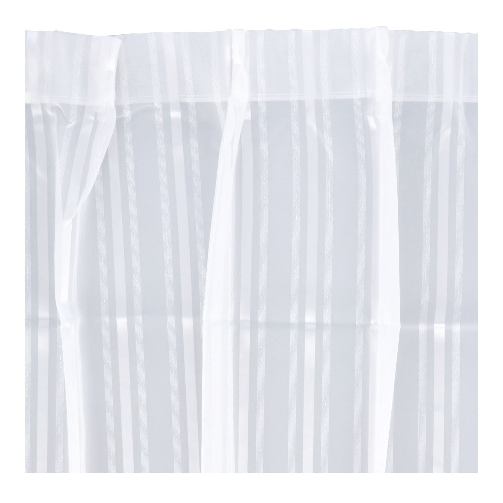 コーナンオリジナル　ラメボイルレースカーテン　シマー　約幅100×丈176cm　アイボリー 幅100×丈176