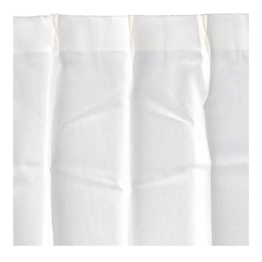LIFELEX　防汚通風遮像レース　ベンテ　100×108cm　アイボリー 丈108cm