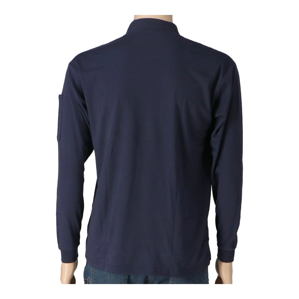 PROACT　綿混ワークハイネック　ネイビー　ＬＬ LL