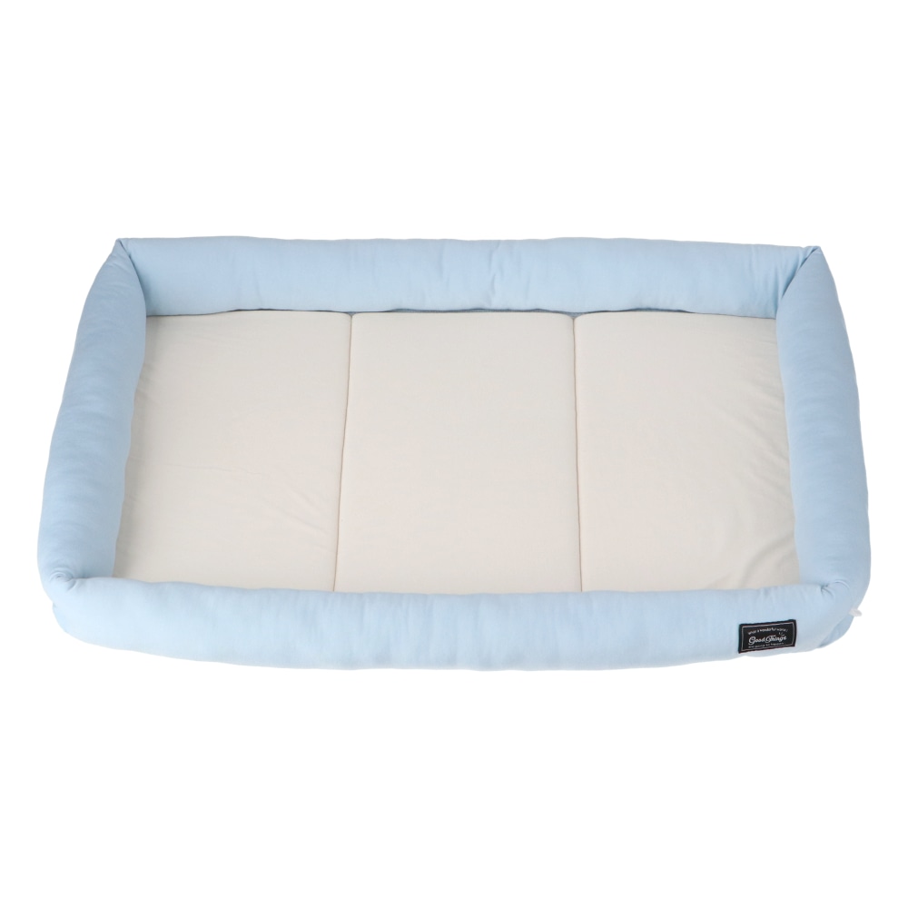 LIFELEX 涼感もちもちスクエアベッド M ブルー QC12-7566 ブルー26SS