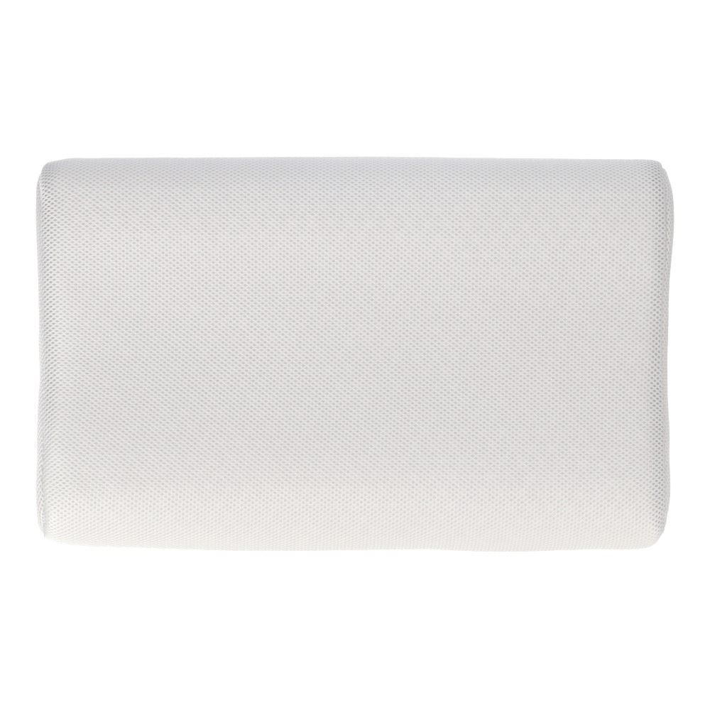 LIFELEX　高反発ファイバー枕　約３０×５０×７～１０ｃｍ　グレー