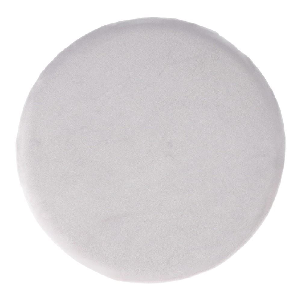 LIFELEX　低反発ラウンドシートクッション　４０×４０×４　グレー グレー