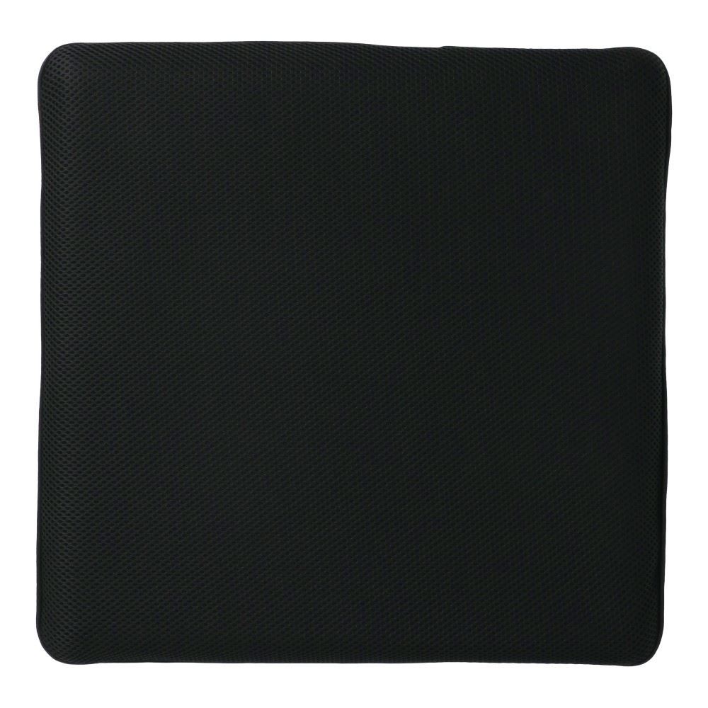 LIFELEX　低反発スクエアシートメッシュクッション　４０×４０×４　ブラック