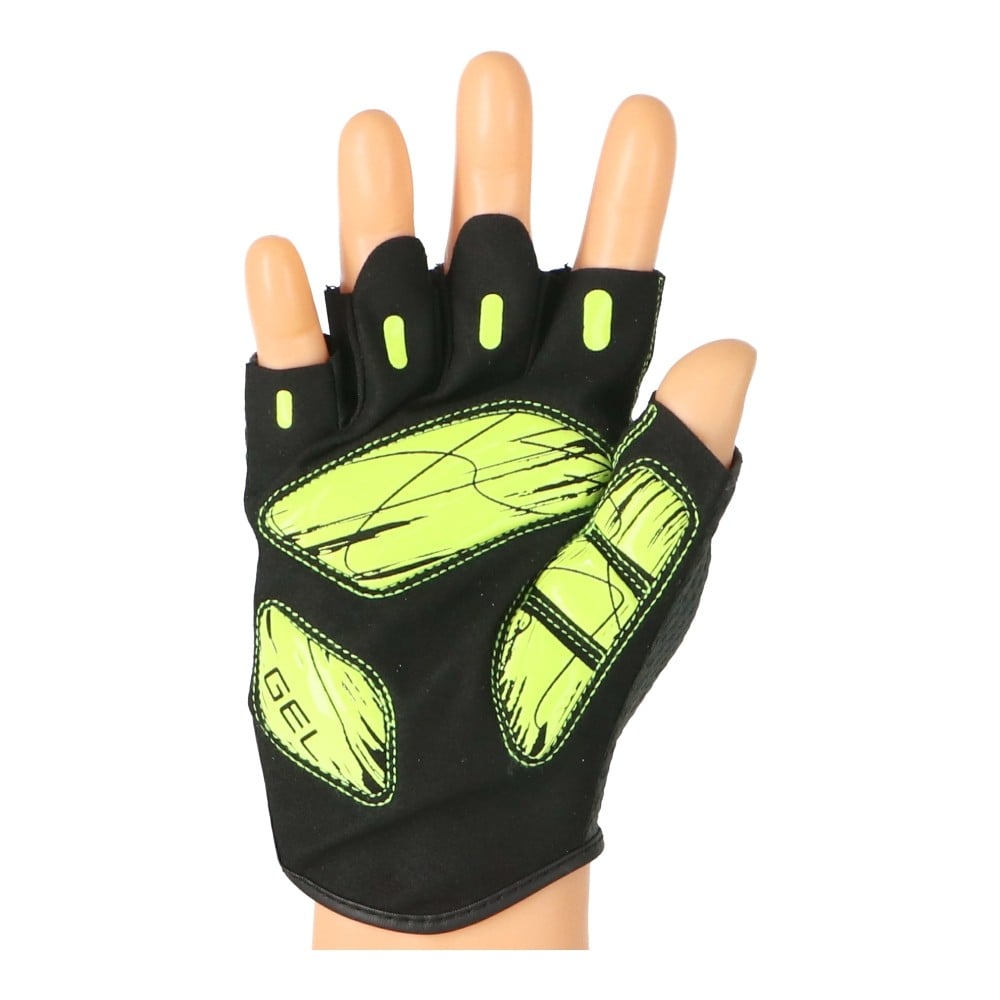 PROACT　シリコングリップ手袋　指切　ブラック　ＬＬ LL