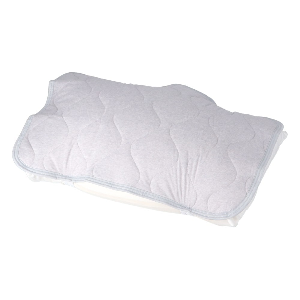 LIFELEX　コットンニットまくらパッド　グレー まくらパッド　グレー